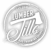 lumber jill's indoor axe throwing lounge logo